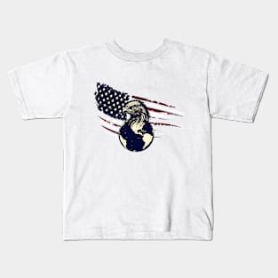 Independence Day of America. American flag Kids T-Shirt